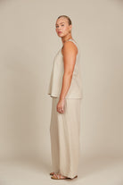 Amelie Tank - Canvas - Isle of Mine Clothing - Top Sleeveless Linen