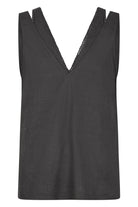 Amelie Tank - Graphite - Isle of Mine Clothing - Top Sleeveless Linen