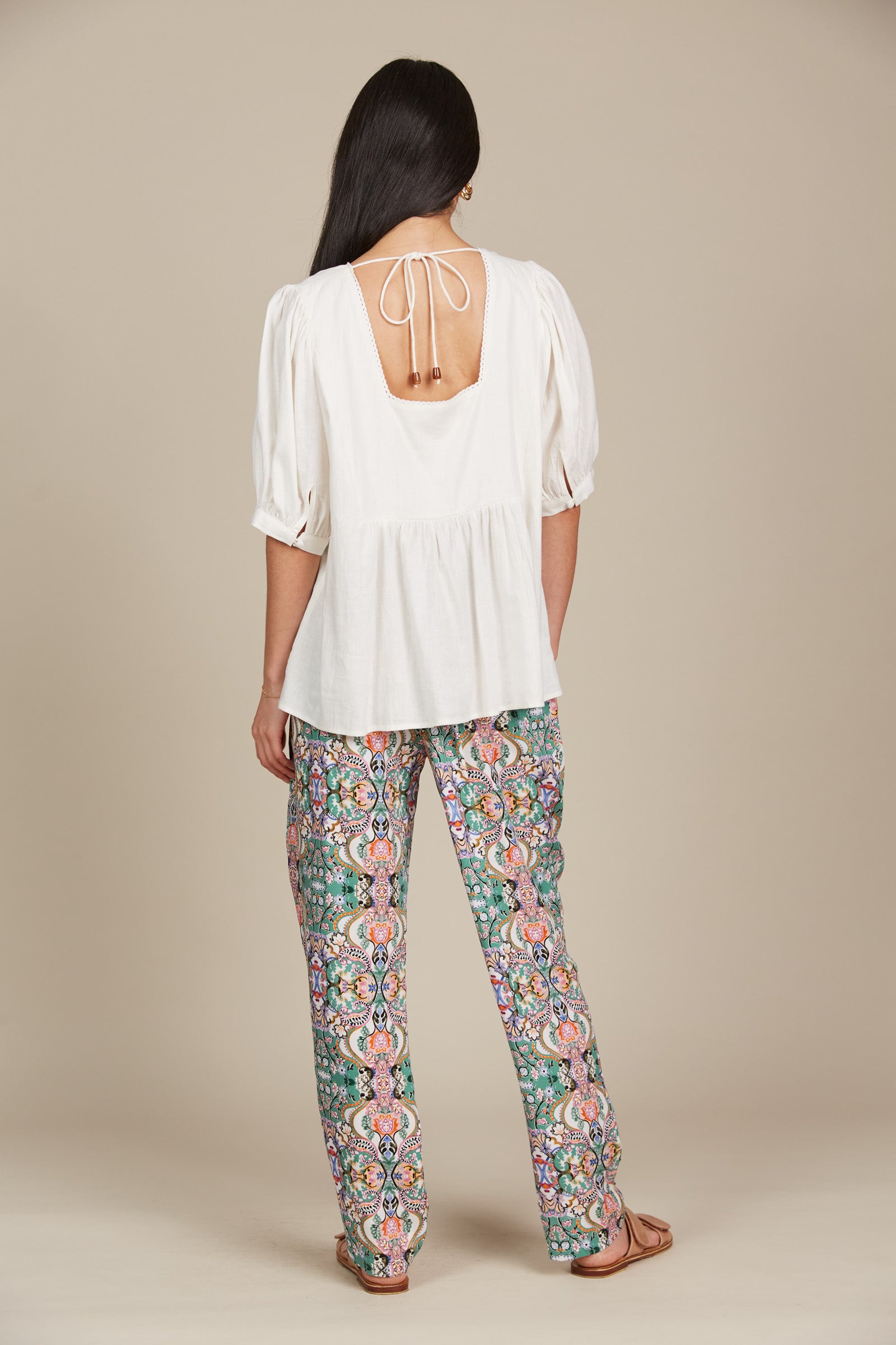 Amelie Top - Lotus - Isle of Mine Clothing - Top Tshirt S/S Linen