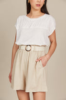 Amelie Short - Canvas - Isle of Mine Clothing - Short Linen