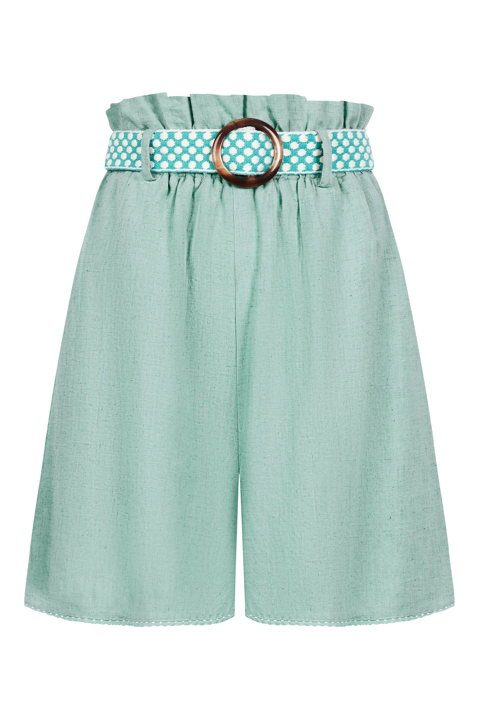 Amelie Short - Seafoam - Isle of Mine Clothing - Short Linen