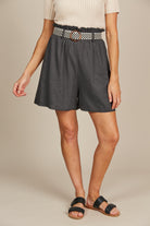 Amelie Short - Graphite - Isle of Mine Clothing - Short Linen