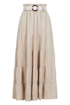 Amelie Maxi Skirt - Canvas - Isle of Mine Clothing - Skirt Maxi Linen