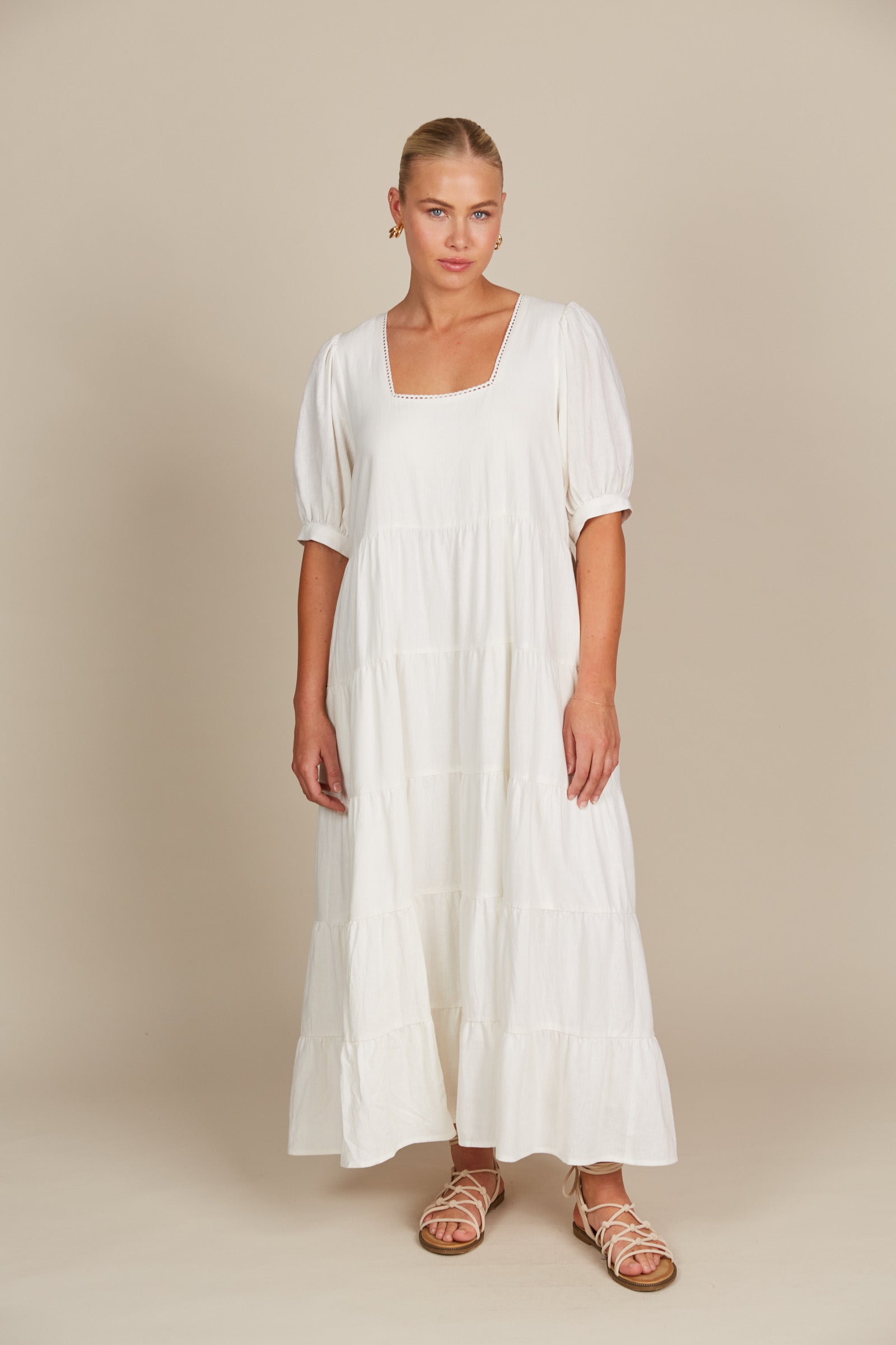 Amelie-Maxi - Lotus - Isle of Mine Clothing - Dress Linen