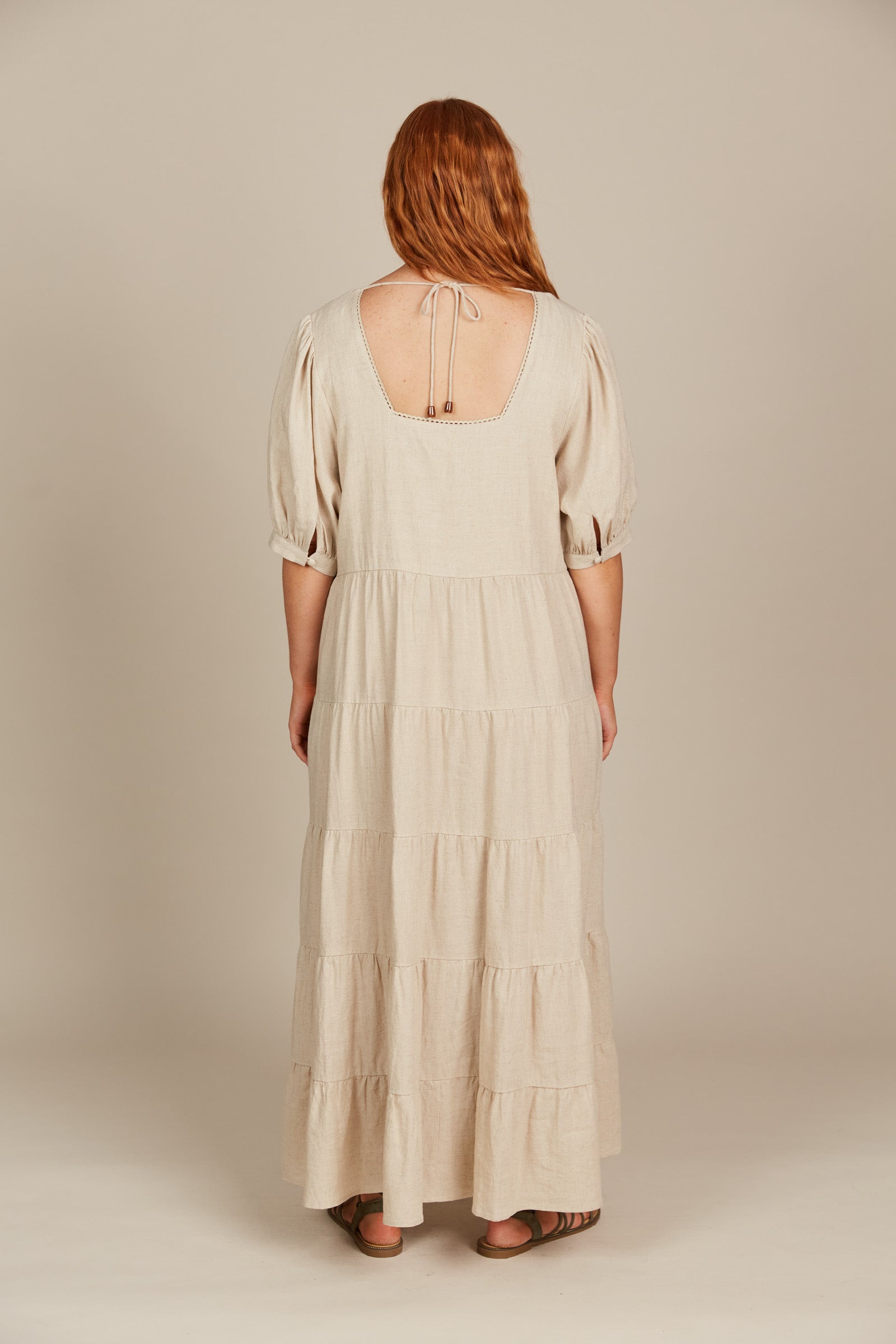 Amelie Maxi - Canvas - Isle of Mine Clothing - Dress Linen