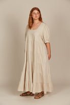 Amelie Maxi - Canvas - Isle of Mine Clothing - Dress Linen