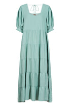 Amelie Maxi - Seafoam - Isle of Mine Clothing - Dress Linen