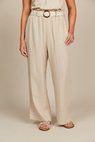 Amelie Pant - Canvas - Isle of Mine Clothing - Pant Wide Linen