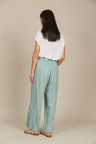 Amelie Pant - Seafoam - Isle of Mine Clothing - Pant Wide Linen