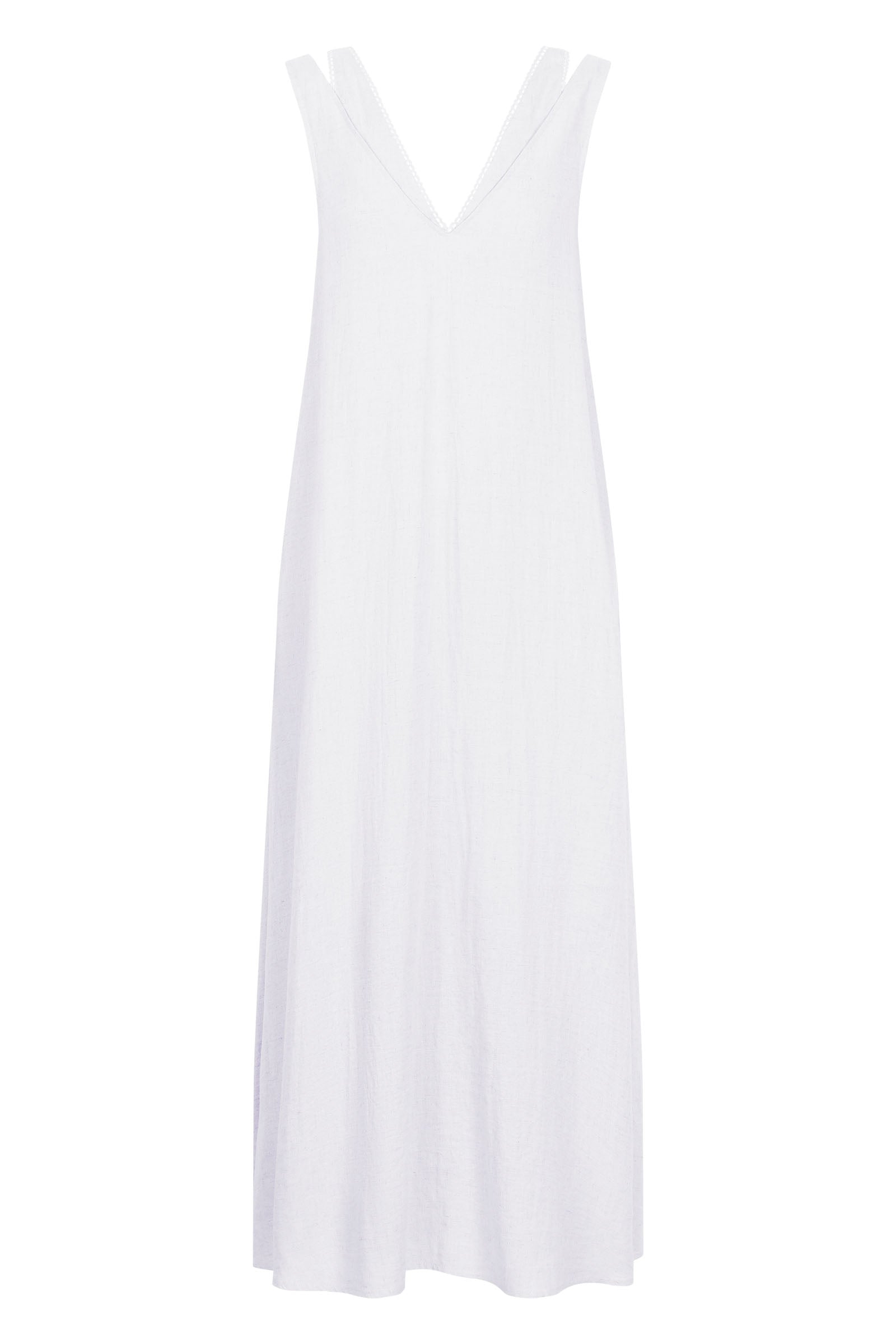 Amelie Tank Maxi - Lotus - Isle of Mine Clothing - Dress Strappy Maxi Linen