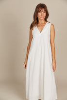 Amelie Tank Maxi - Lotus - Isle of Mine Clothing - Dress Strappy Maxi Linen