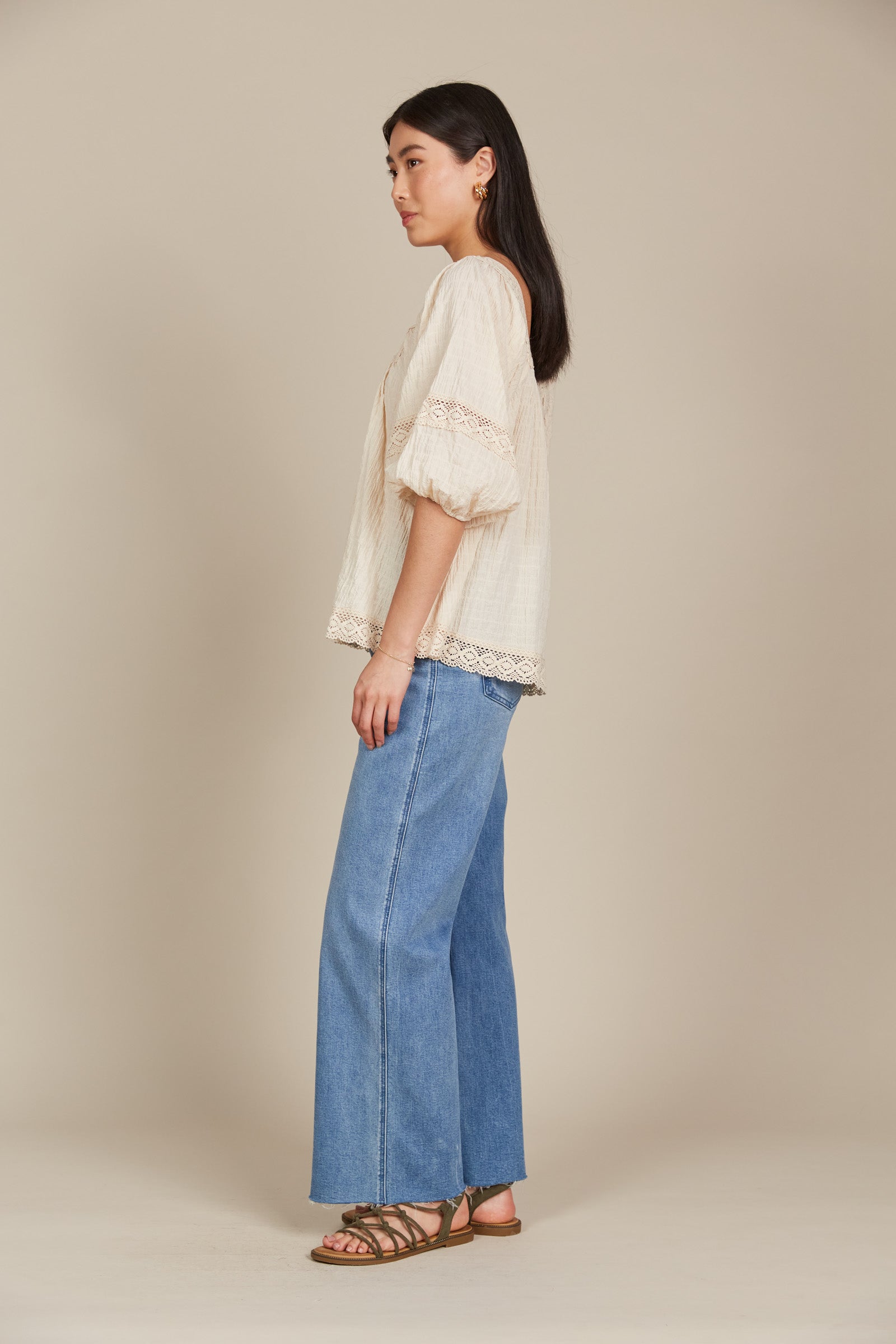 Fleur Top - Canvas - Isle of Mine Clothing - Top S/S