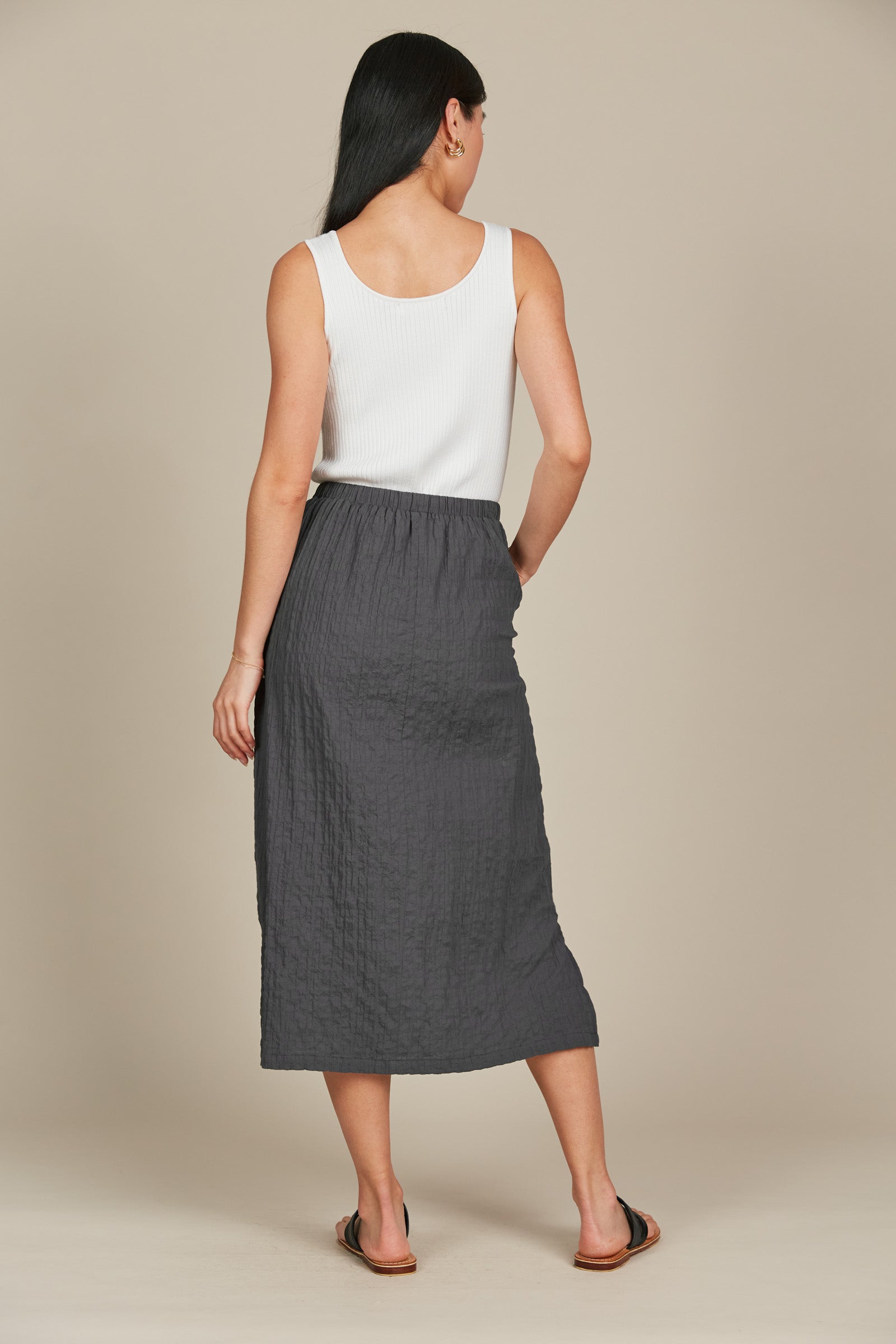 Fleur Skirt - Graphite - Isle of Mine Clothing - Skirt Mid