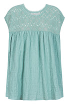 Fleur Relaxed Top - Seafoam - Isle of Mine Clothing - Top Cap Sleeve One Sleeve