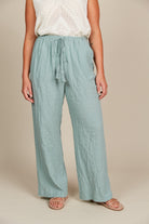 Fleur Pant - Seafoam - Isle of Mine Clothing - Pant Wide