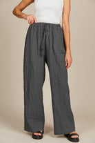 Fleur Pant - Graphite - Isle of Mine Clothing - Pant Wide