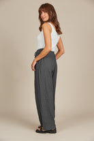 Fleur Pant - Graphite - Isle of Mine Clothing - Pant Wide