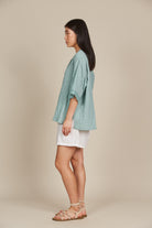 Fleur Shirt - Seafoam - Isle of Mine Clothing - Shirt S/S