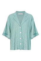 Fleur Shirt - Seafoam - Isle of Mine Clothing - Shirt S/S