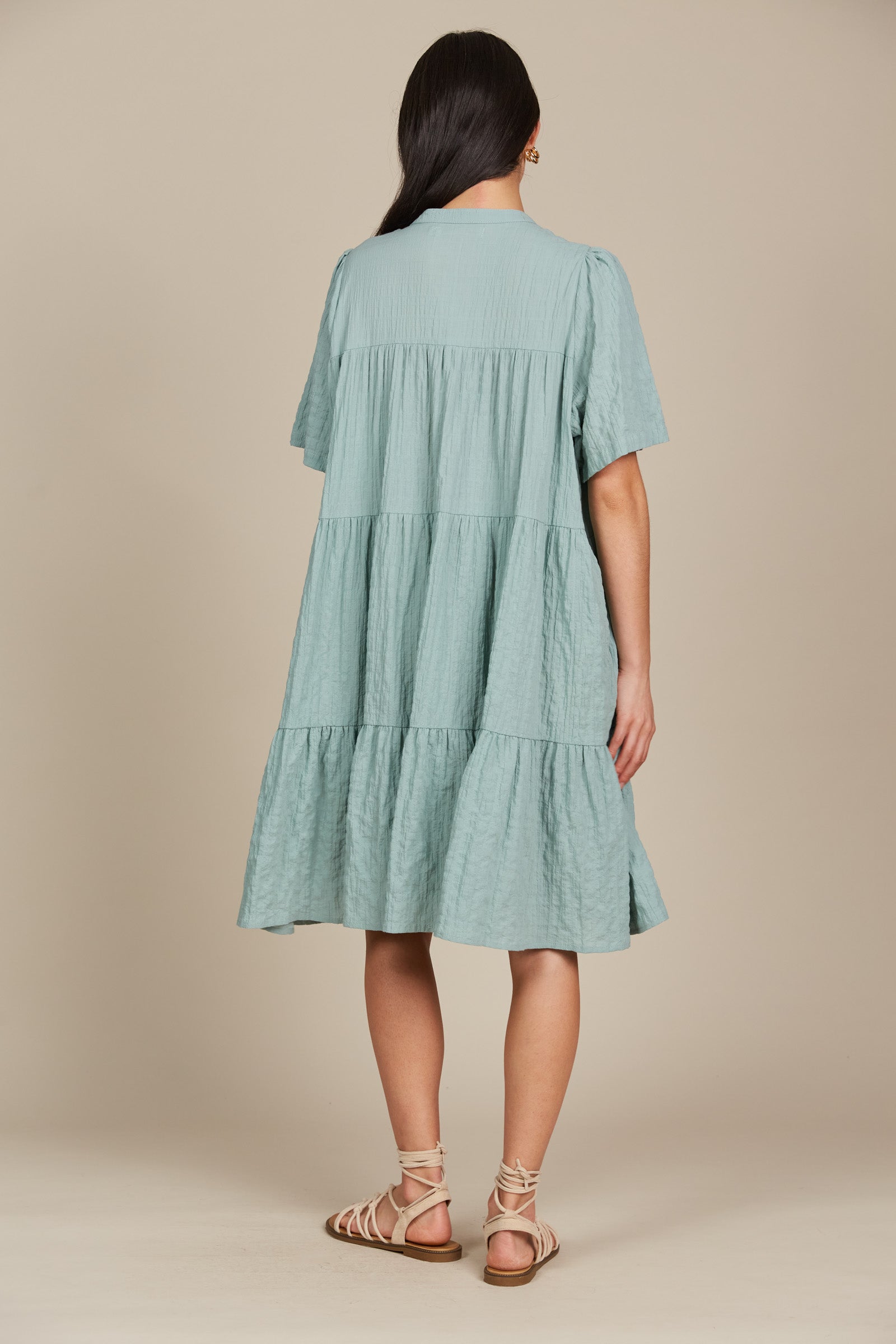 Fleur Dress - Seafoam - Isle of Mine Clothing - Dress Maxi