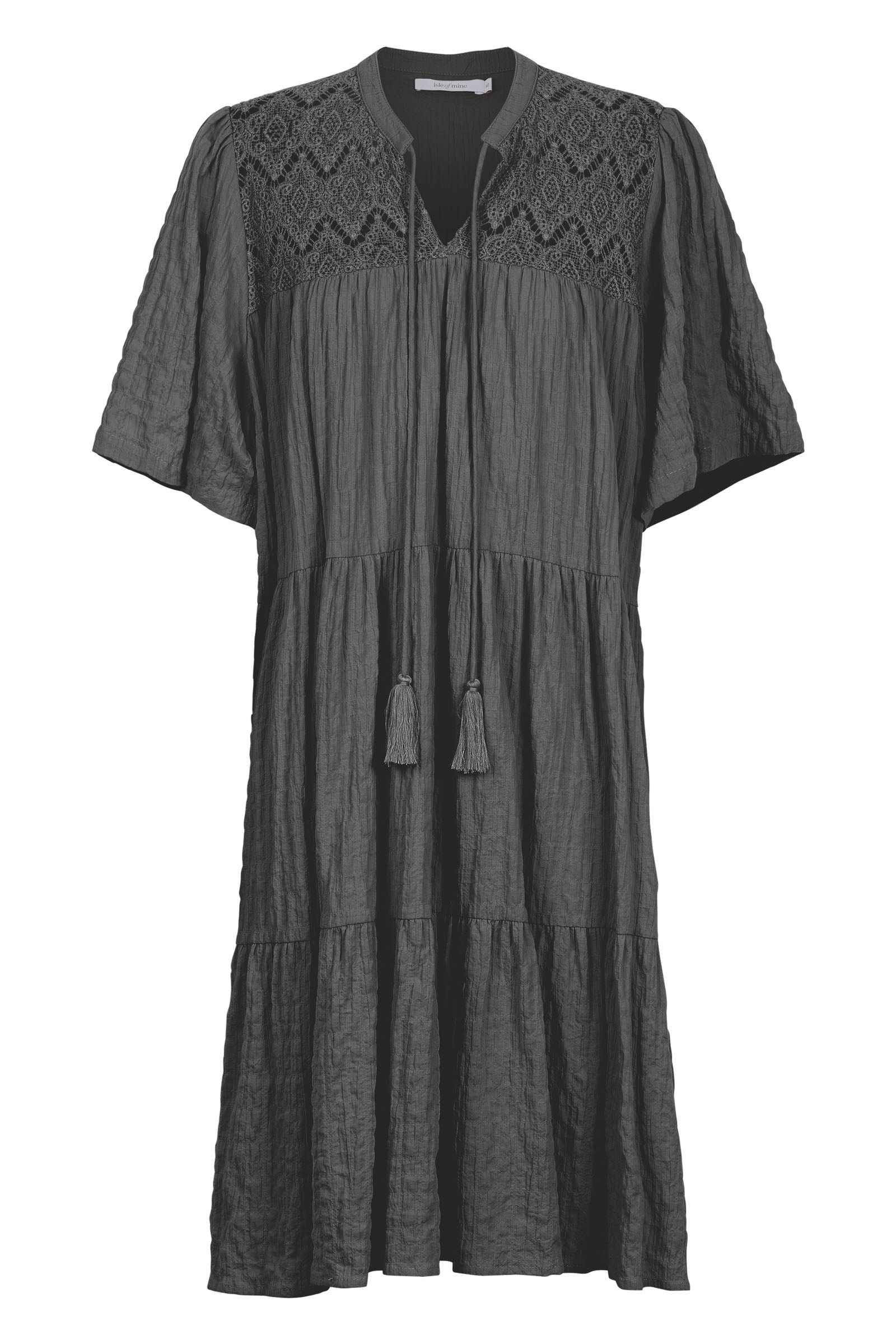 Fleur Dress - Graphite - Isle of Mine Clothing - Dress Maxi