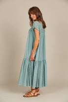 Fleur Relaxed Dress - Seafoam - Isle of Mine Clothing - Dress Maxi One Size