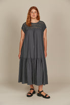 Fleur Relaxed Dress - Graphite - Isle of Mine Clothing - Dress Maxi One Size