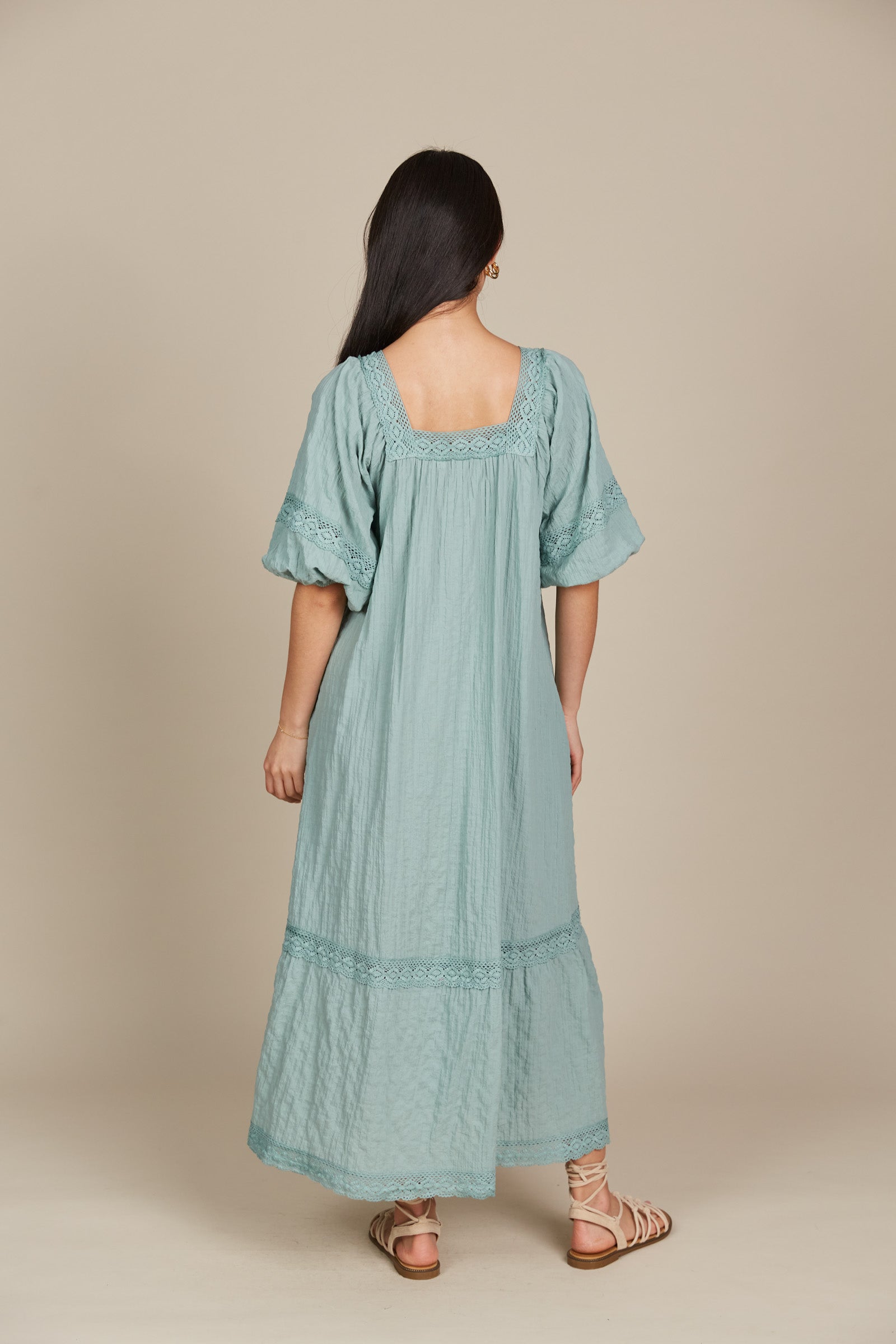 Fleur Maxi - Seafoam - Isle of Mine Clothing - Dress Maxi