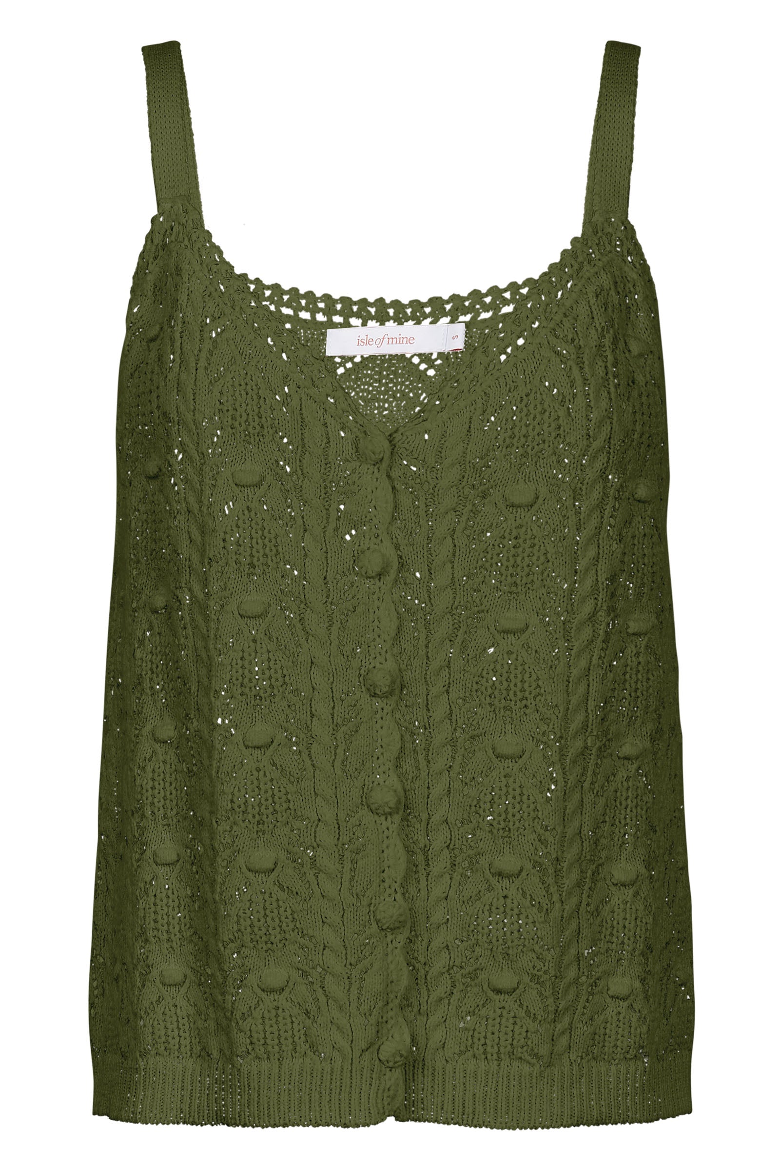 Sylvie Tank - Olive - Isle of Mine Clothing - Knit Top Sleeveless