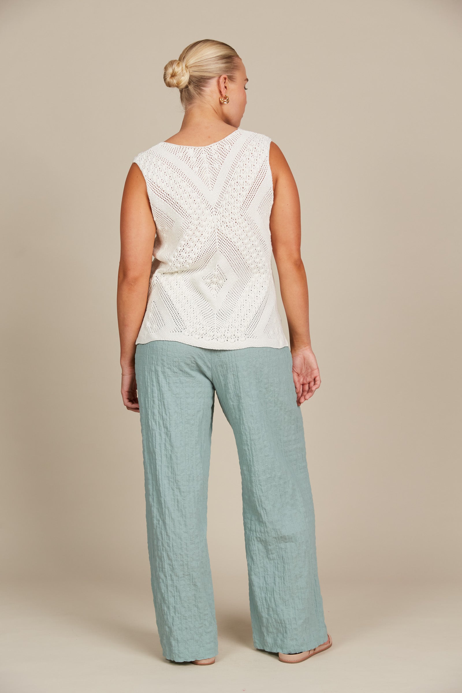 Sylvie Top - Lotus - Isle of Mine Clothing - Knit Top Sleeveless