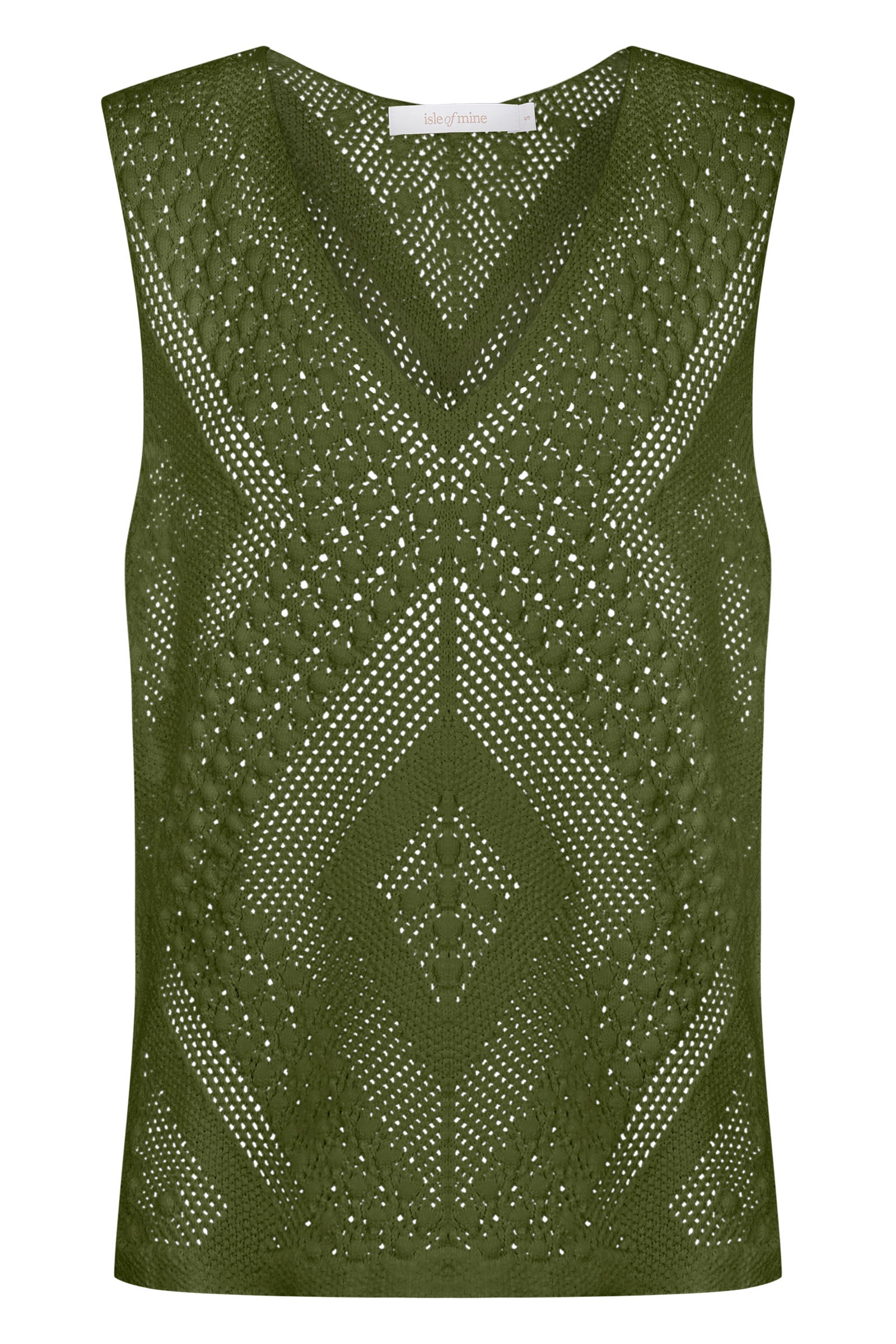 Sylvie Top - Olive - Isle of Mine Clothing - Knit Top Sleeveless