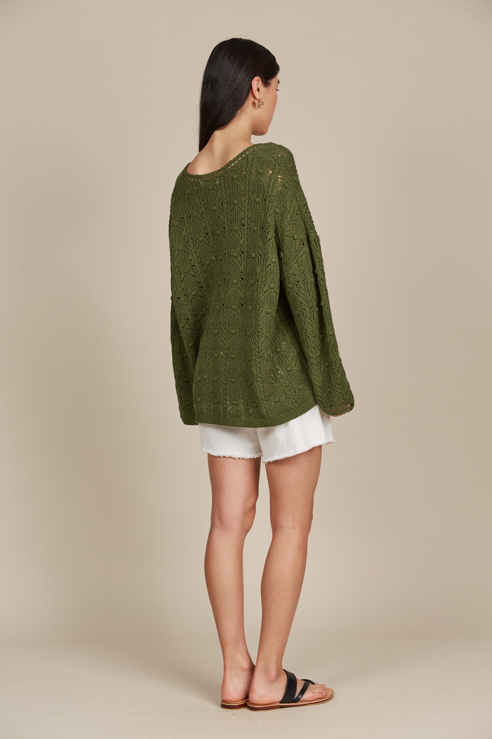 Sylvie Jumper - Olive - Isle of Mine Clothing - Knit Jumper One Size