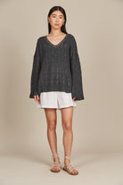 Sylvie Jumper - Graphite - Isle of Mine Clothing - Knit Jumper One Size