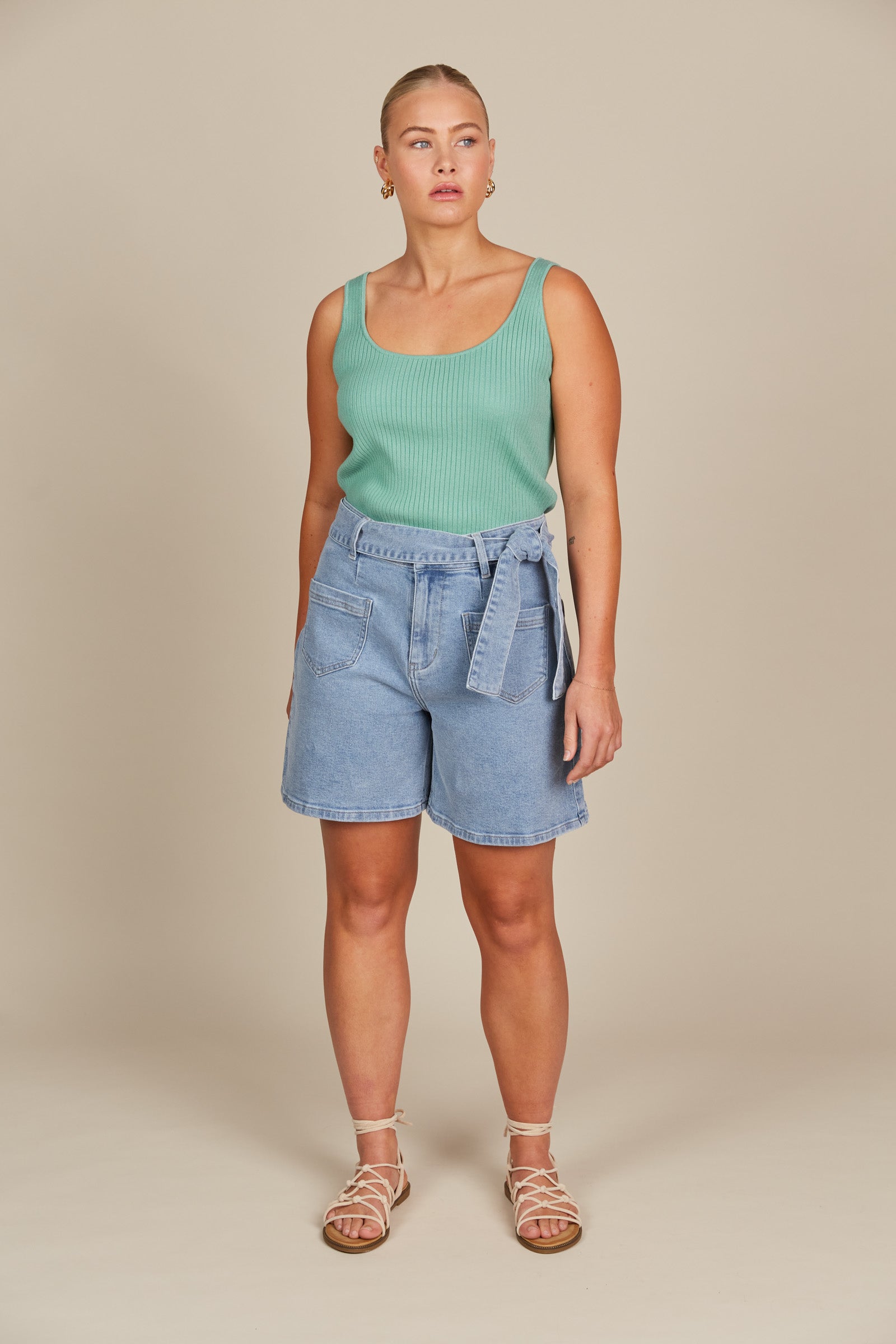 Margot Denim Short - Stellar - Isle of Mine Clothing - Denim Short