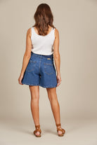 Margot Denim Short - Denim - Isle of Mine Clothing - Denim Short