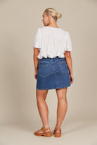 Margot Denim Skirt - Denim - Isle of Mine Clothing - Denim Skirt