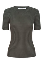 Juliette Top - Olive - Isle of Mine Clothing - Knit Top S/S