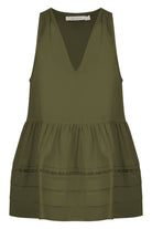 Remi Tank - Olive - Isle of Mine Clothing - Top Sleeveless