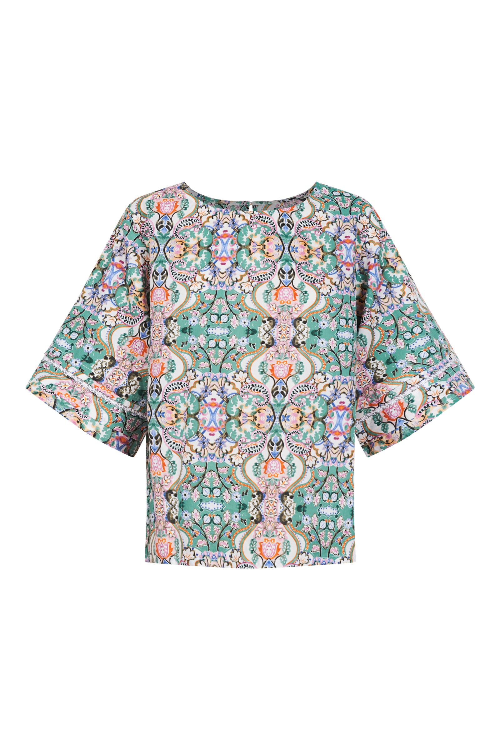 Remi Top - Lotus Fleuron - Isle of Mine Clothing - Top S/S