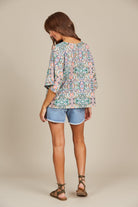 Remi Top - Lotus Fleuron - Isle of Mine Clothing - Top S/S