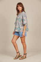 Remi Top - Lotus Fleuron - Isle of Mine Clothing - Top S/S