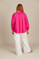 Remi Blouse - Raspberry - Isle of Mine Clothing - Top L/S