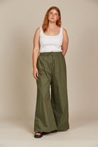 Remi Pant - Olive - Isle of Mine Clothing - Pant Wide