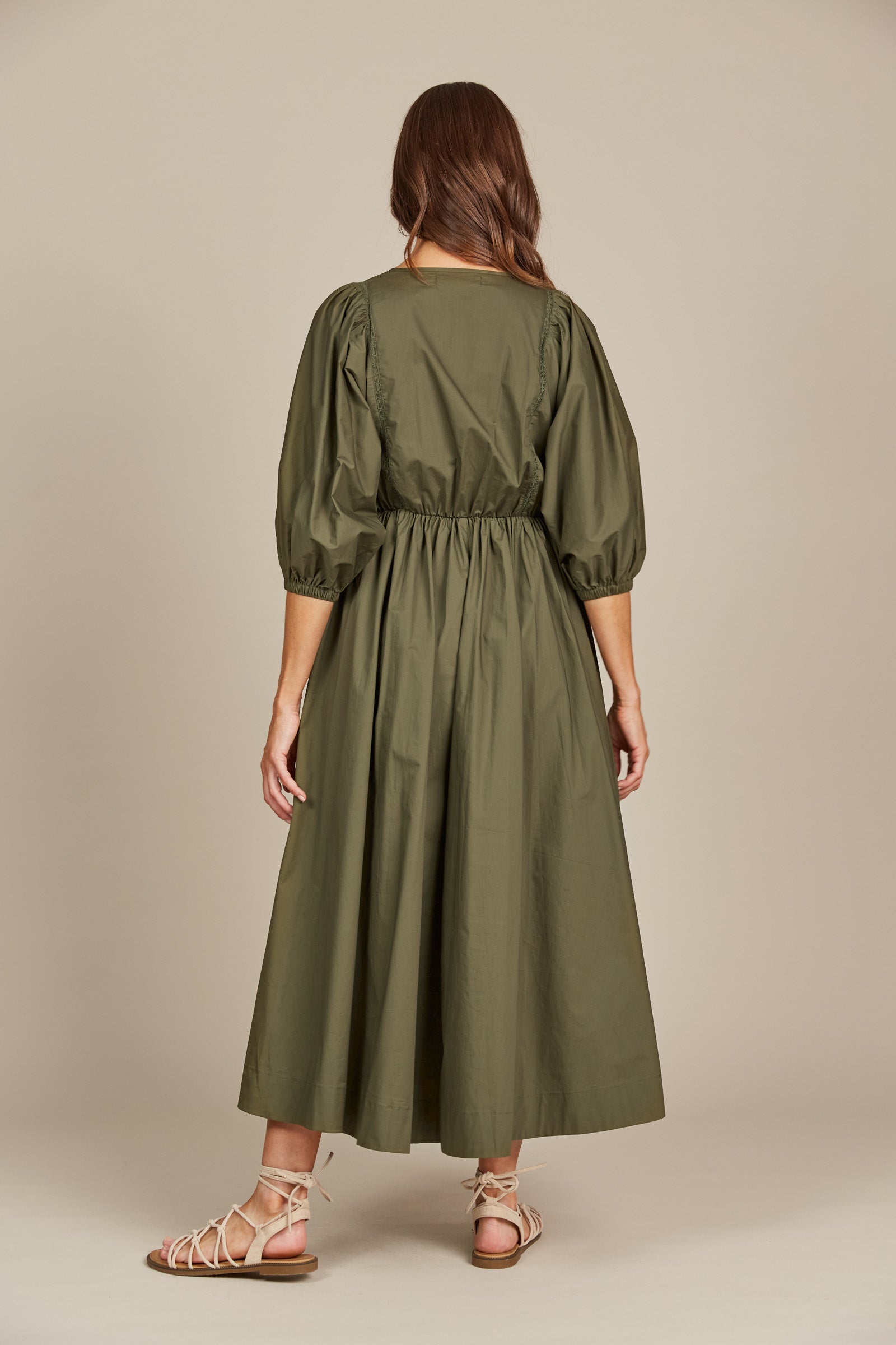 Remi Maxi - Olive - Isle of Mine Clothing - Dress Mid