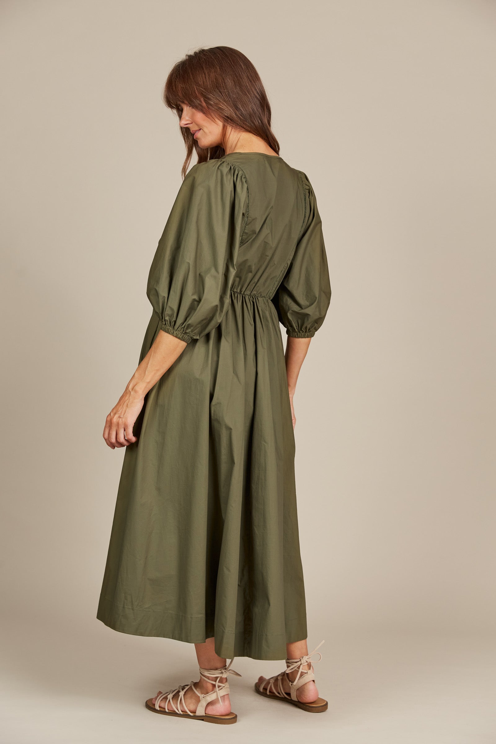 Remi Maxi - Olive - Isle of Mine Clothing - Dress Mid