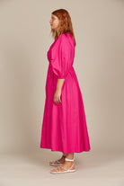 Remi Maxi - Raspberry - Isle of Mine Clothing - Dress Mid