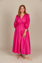 Remi Maxi - Raspberry - Isle of Mine Clothing - Dress Mid