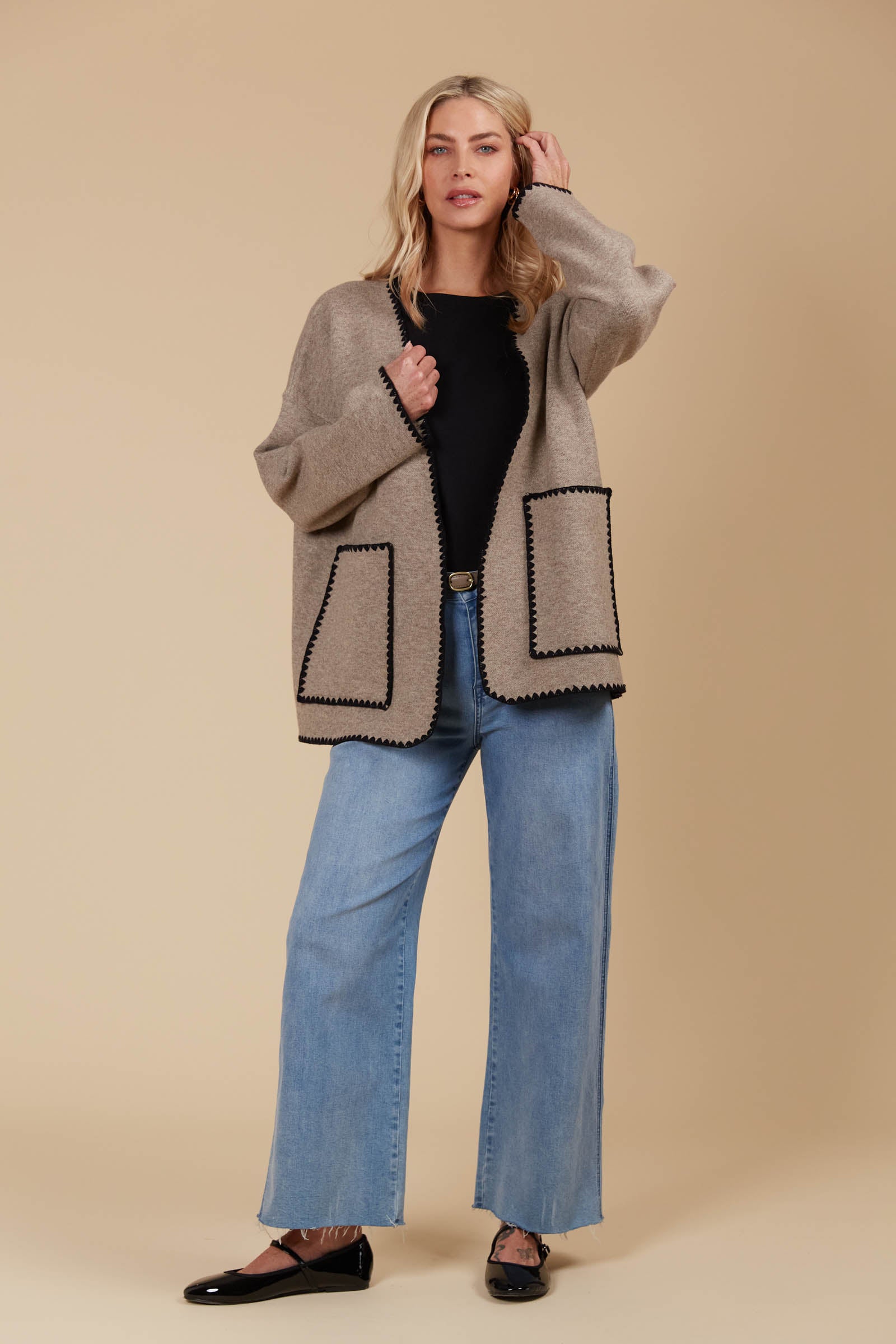 ATHENA DESIGNS (アテナデザイン) CREW CARDIGAN / クルー