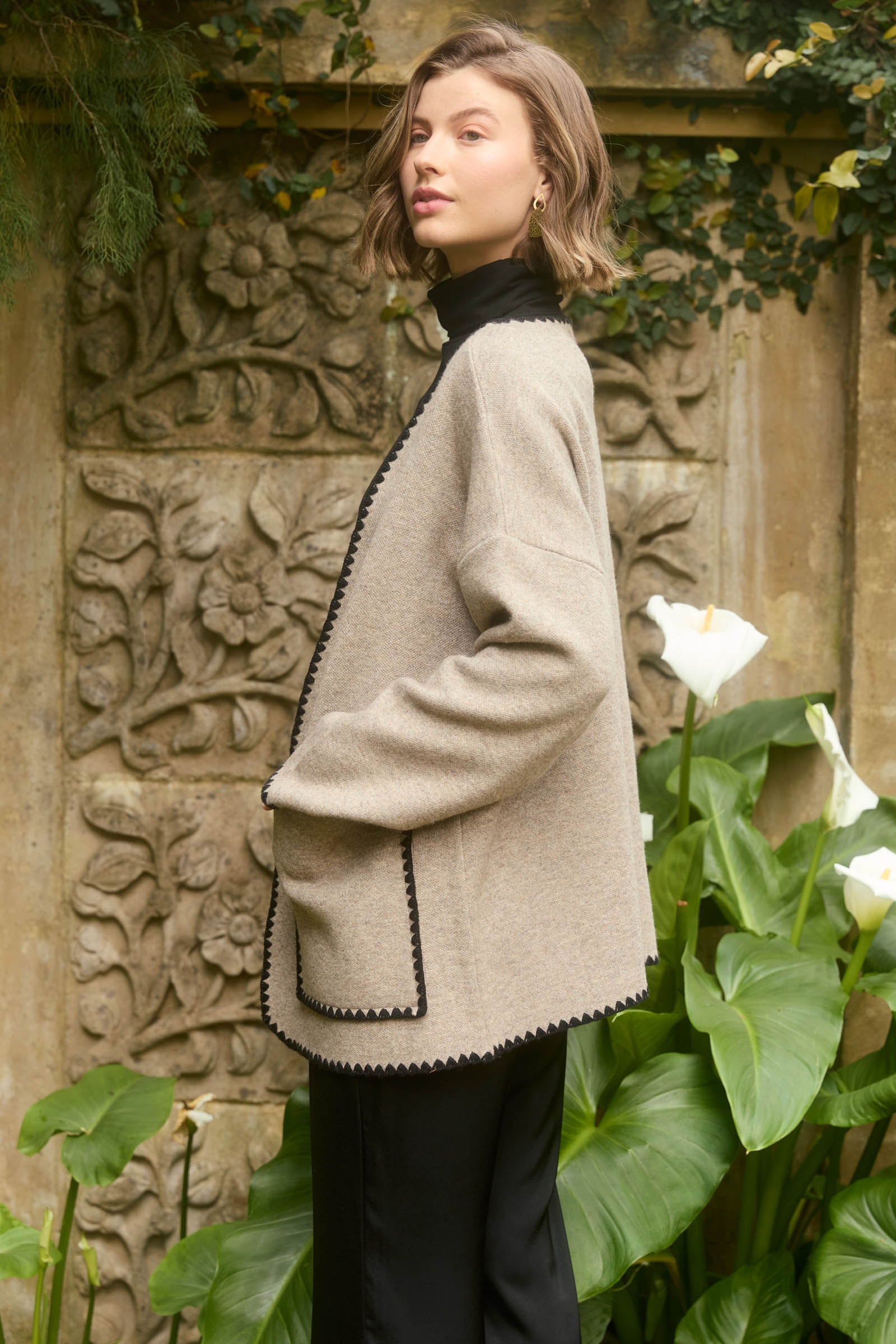 Athena Cardigan - Taupe – Isle of Mine