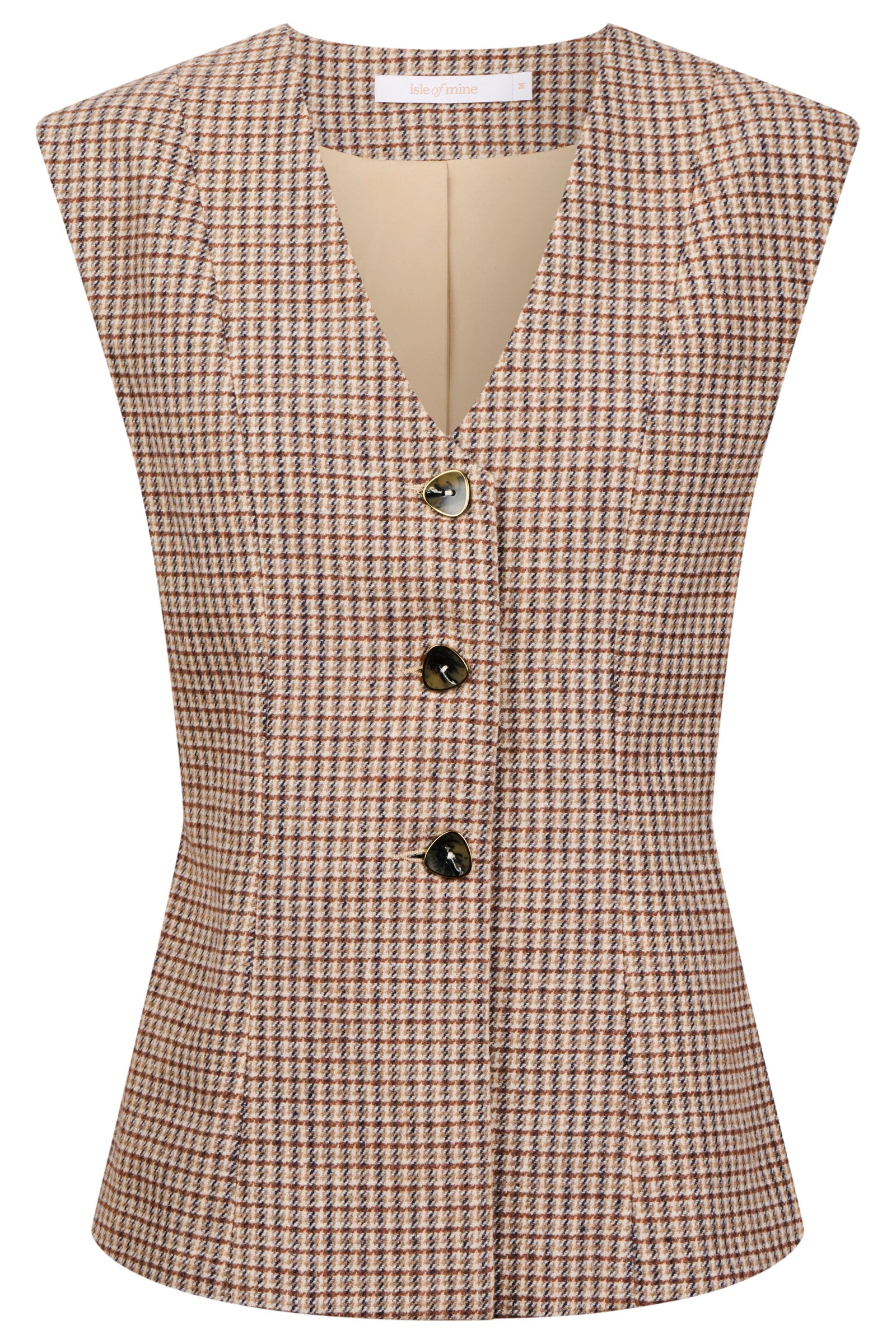 Cassidy Vest - Taupe – Isle of Mine